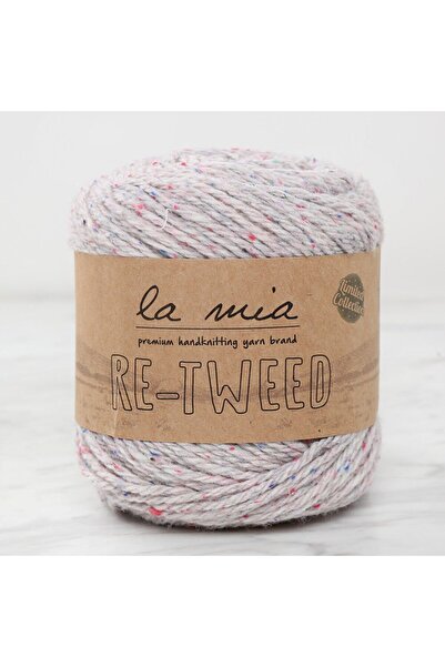 Leyaton La Mia Re-Tweed Gri deschis Melange Fir de tricotat manual - L156 LWL...