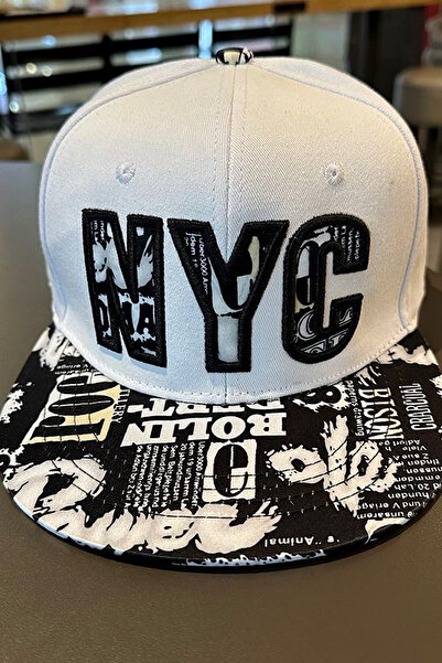 Giraffe Hip Hop Snapback Cap Şapka Siyah Unisex Erkek/Kadın (Arkası Ayarlamalı)