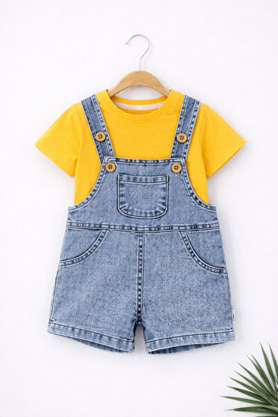 ASİLA Kot Salopet Yazlık Erkek Takım