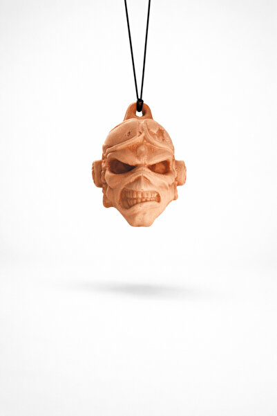 3D Sünger Figürlü Oto Kokusu – SkullRock (Kahverengi) | Odun Kokusu