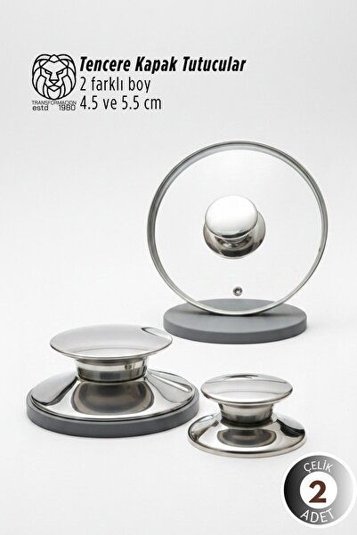 Transformacion Paloma Series 2-Piece Stainless Steel Luxury Pot Lid Holder Se...
