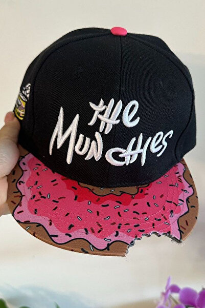 Giraffe Hip Hop Snapback Cap Şapka Siyah Unisex Erkek/Kadın (Arkası Ayarlamalı)