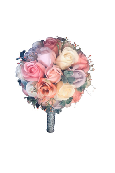 Eventissimi Buchet de Flori din 27 Trandafiri, Multicolor