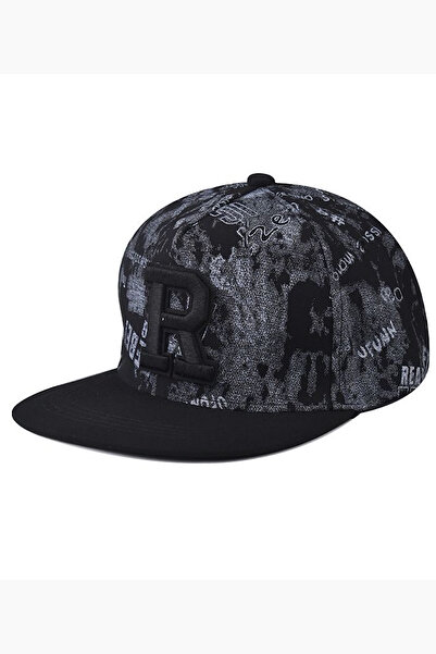 Giraffe Hip Hop Snapback Cap Şapka Siyah Unisex Erkek/Kadın (Arkası Ayarlamalı)