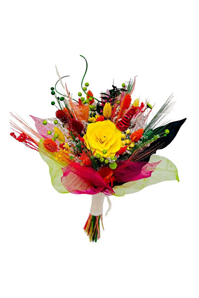 Eventissimi Buchet din Plante Uscate și Frunze Voal - Design , 20x23 cm