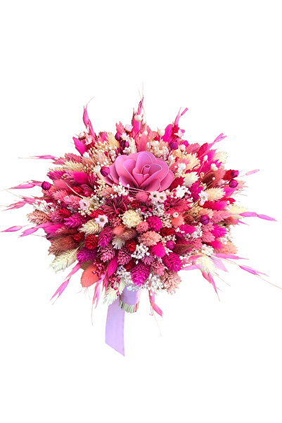 Eventissimi Διακοσμητική ανθοδέσμη, αποξηραμένα φυτά, πολύχρωμη