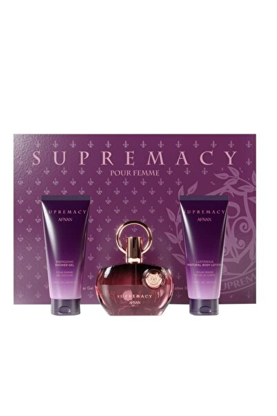 Afnan Подаръчен комплект Supremacy Purple, парфюмна вода, за жени, 100 мл + д...