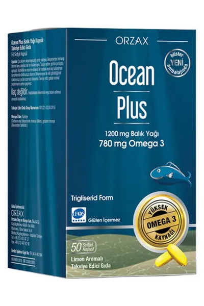 Orzax Ocean Plus 1200 mg 50 Kapsül
