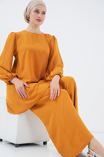 Hiccup Bdart Tunic and Wide-Leg Pants Two-Piece Co-Ord Set