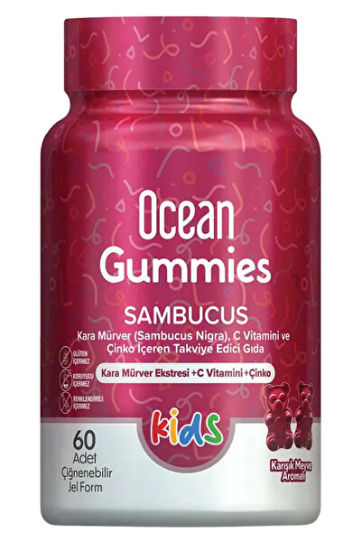 Orzax Ocean Smart Gummies Sambucus 60lı