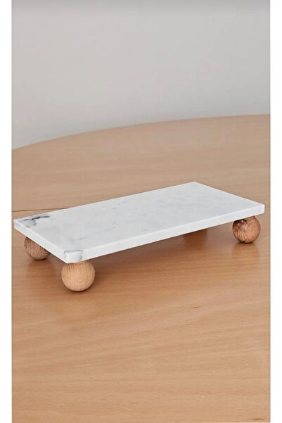 ozbience قاعدة وعاء زيت رخامية أنيقة، مقاس 12×24 سم، تصميم أنيق ومتين