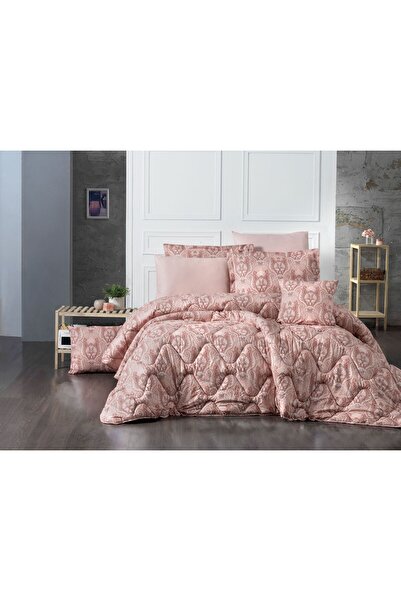 FoamZone Turkish satin cool comforter, 8 pieces, 100% cotton