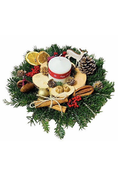 Eventissimi Λαμπάδα γάμου/βάπτισης – 10 cm, φυσικό κερί, πολύχρωμη