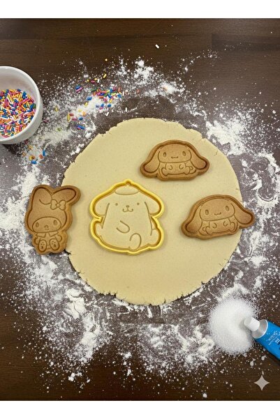 Onflow مجموعة قوالب الكوكيز ذات الأشكال اللطيفة - قوالب تقطيع من 3 قطع لعجينة...