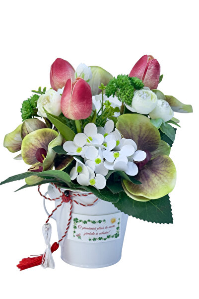 Eventissimi Aranjament cu lalele, orhidee, bujori si hortensii (Multicolor)