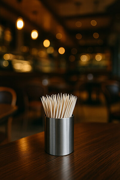 Empressco Paslanmaz Çelik Kürdanlık, Sağlıklı ve Şık Kullanım için Tasarlandı