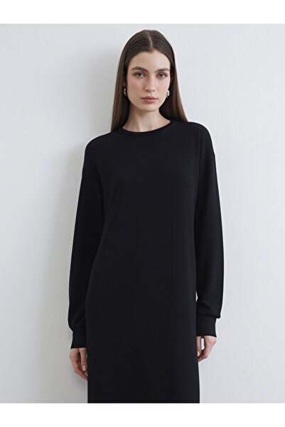 LC Waikiki Rmz Gi̇yi̇m Farkiyla Zero Roba Yaka Yı Slit Weat Dress