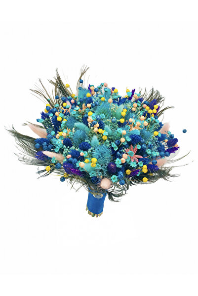 Eventissimi Buchet decorativ, plante uscate, multicolor