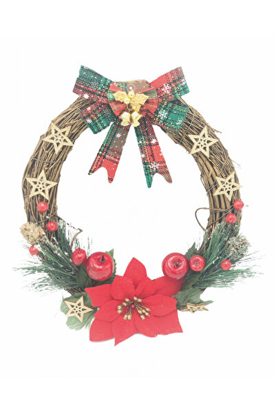 Eventissimi Coronita Craciun Eventissimi, 25 cm, Nuiele