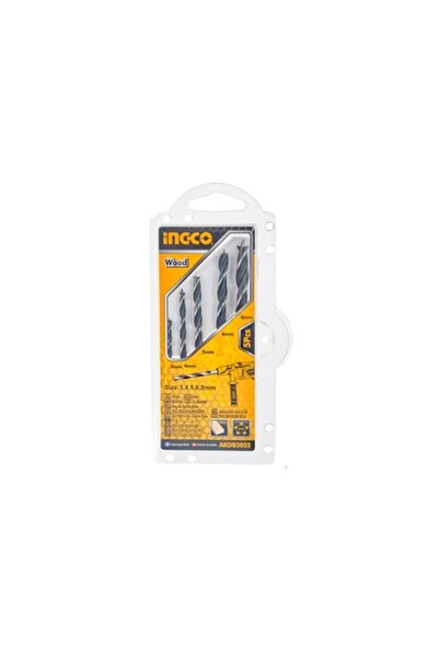 Ingco Set de 5 burghie combinate, AKDB5055, pentru lemn