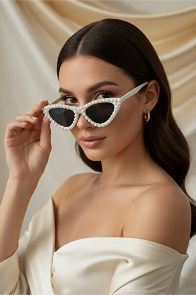 Happyline İncili Doğum Günü Gözlük , Gelin Gözlük, Bride After Party Gözlüğü,...