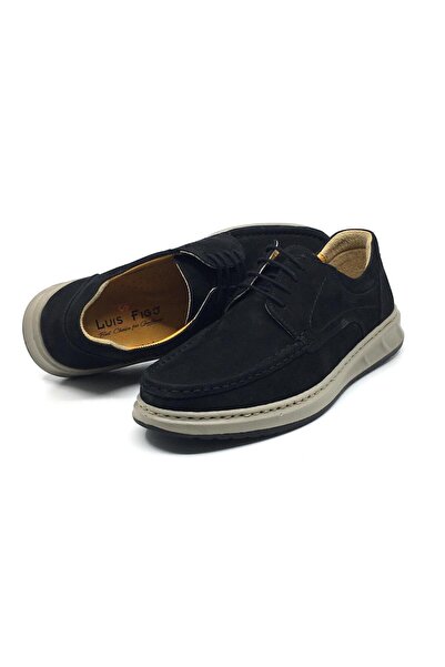 Luis Figo حذاء رجالي مريح من الجلد الطبيعي 100% من Nubuck لتقويم العظام حذاء ...