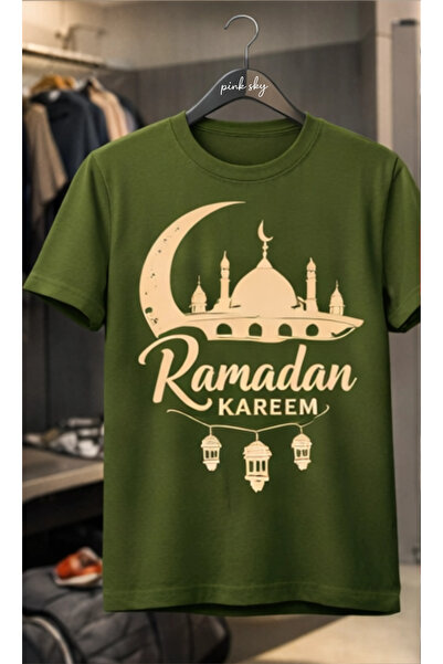 Pink Sky Καλοκαιρινό μπλουζάκι από βαμβάκι με σχέδιο Ramadan Kareem