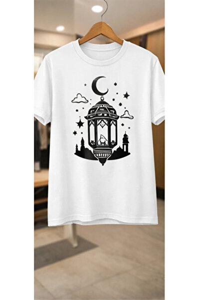 Pink Sky Καλοκαιρινό μπλουζάκι από βαμβάκι με σχέδιο Ramadan Kareem