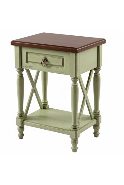 Masifart Agnus Çarpı Tornalı Komodin