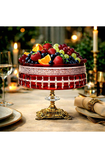 Kristal Market Mercury Large Bowl Eternal Model Cut Crystal Handcrafted