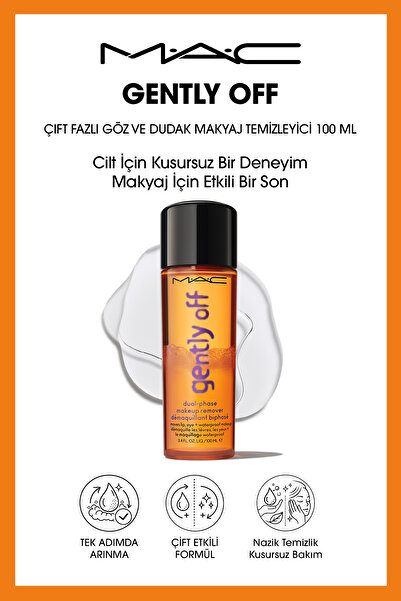 M.A.C Gently Off Çift Fazlı Göz Ve Dudak Makyaj Temizleyici 100 ML