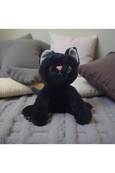 25 cm Peluş Kedi – Yumuşak ve Sevimli Peluş Kedi - Çocuklar İçin Yumuşacık Oyun Arkadaşı