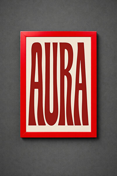 Koi Art Design Κόκκινο πλαίσιο, μονοκόμματος πίνακας ζωγραφικής υψηλής ποιότη...