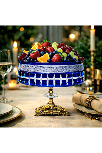 Kristal Market Mercury Large Bowl Eternal Model Cut Crystal Handcrafted