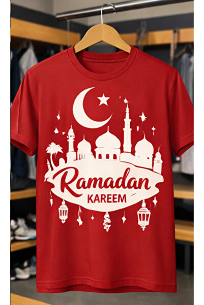 Pink Sky Καλοκαιρινό μπλουζάκι από βαμβάκι με σχέδιο Ramadan Kareem