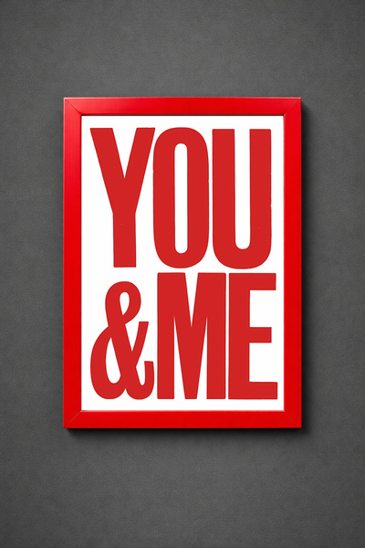 Koi Art Design Κόκκινο πλαίσιο, μονοκόμματος πίνακας ζωγραφικής υψηλής ποιότη...