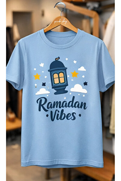 Pink Sky Καλοκαιρινό μπλουζάκι από βαμβάκι με σχέδιο Ramadan Kareem