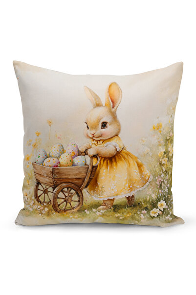 Bertille Home Ανοιξιάτικη Σειρά Κάλυμμα Μαξιλαριού Διπλής Όψης με Ψηφιακή Εκτ...