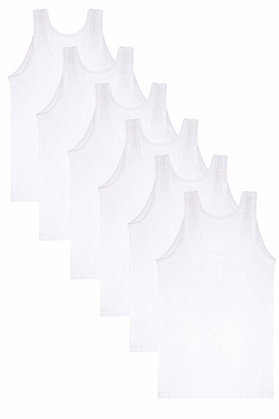 erta Erkek Beyaz 6'lı Paket Atlet