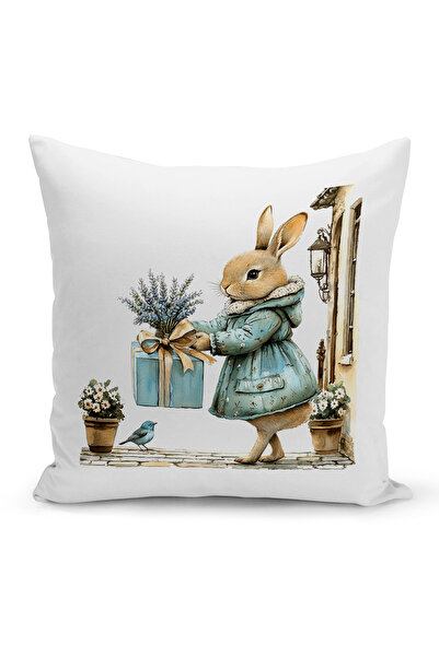 Bertille Home Spring Series Double-Sided Digital Printed Throw Pillow Cover (...