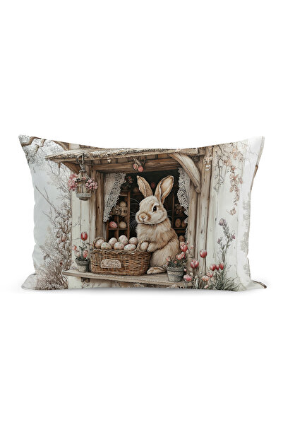 Bertille Home Husă de pernă cu imprimare digitală pe două fețe, seria Spring ...