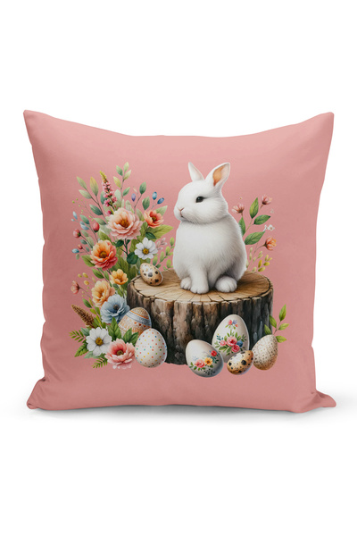 Bertille Home Ανοιξιάτικη Σειρά Κάλυμμα Μαξιλαριού Διπλής Όψης με Ψηφιακή Εκτ...