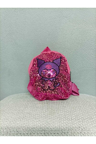 JHTshop Kuromi kids backpack red, sequined