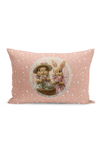 Bertille Home Husă de pernă cu imprimare digitală pe două fețe, seria Spring ...