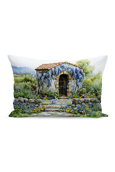 Bertille Home Ανοιξιάτικη Σειρά Κάλυμμα Μαξιλαριού Διπλής Όψης με Ψηφιακή Εκτ...