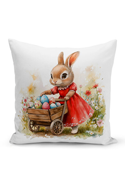 Bertille Home Husă de pernă cu imprimare digitală pe două fețe, seria Spring ...