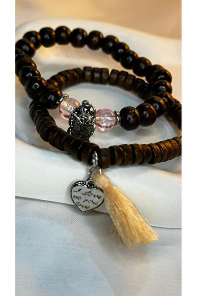 Ferdali Sevgililer Günü Hediyesi I Love You Yazılı Kalp ve Kelebek Detaylı Bi...