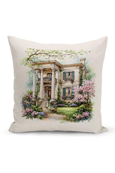 Bertille Home Spring Series Double-Sided Digital Printed Throw Pillow Cover (...