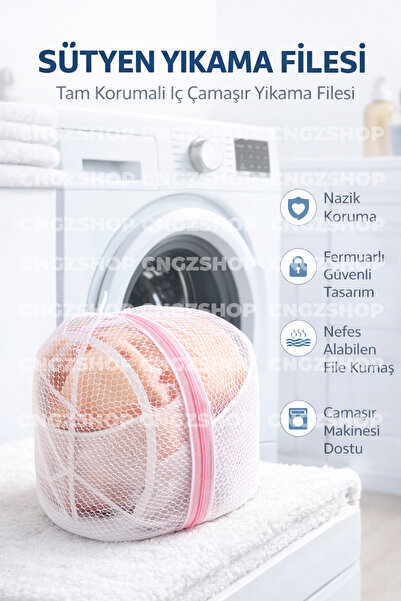 CNGZSHOP Чанта за пране на сутиени | Чанта за пране на бельо с пълна защита (...