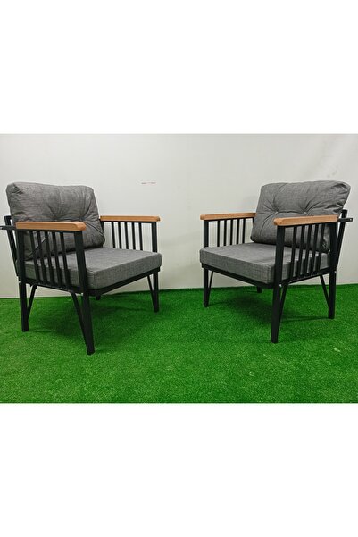 Argem home garden tekli iki adet bahçe- balkon- çay seti-sandalye-kış bahçesi